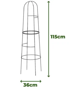 Dehner Obelisk-Set Kuro, 2-teilig