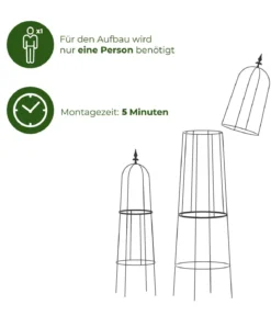 Dehner Obelisk-Set Piazza, 2-teilig