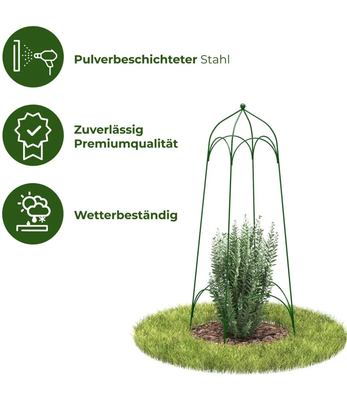 Dehner Obelisk-Set Tenda, 2-teilig