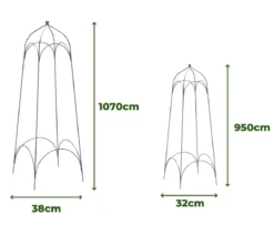 Dehner Obelisk-Set Tenda, 2-teilig