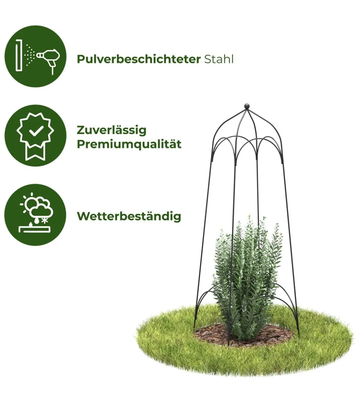 Dehner Obelisk-Set Tenda, 2-teilig
