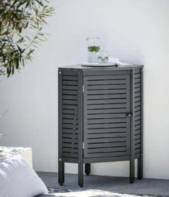 Dehner Outdoor-Küche Eckregal Southampton, ca. B50/H90/T50 cm