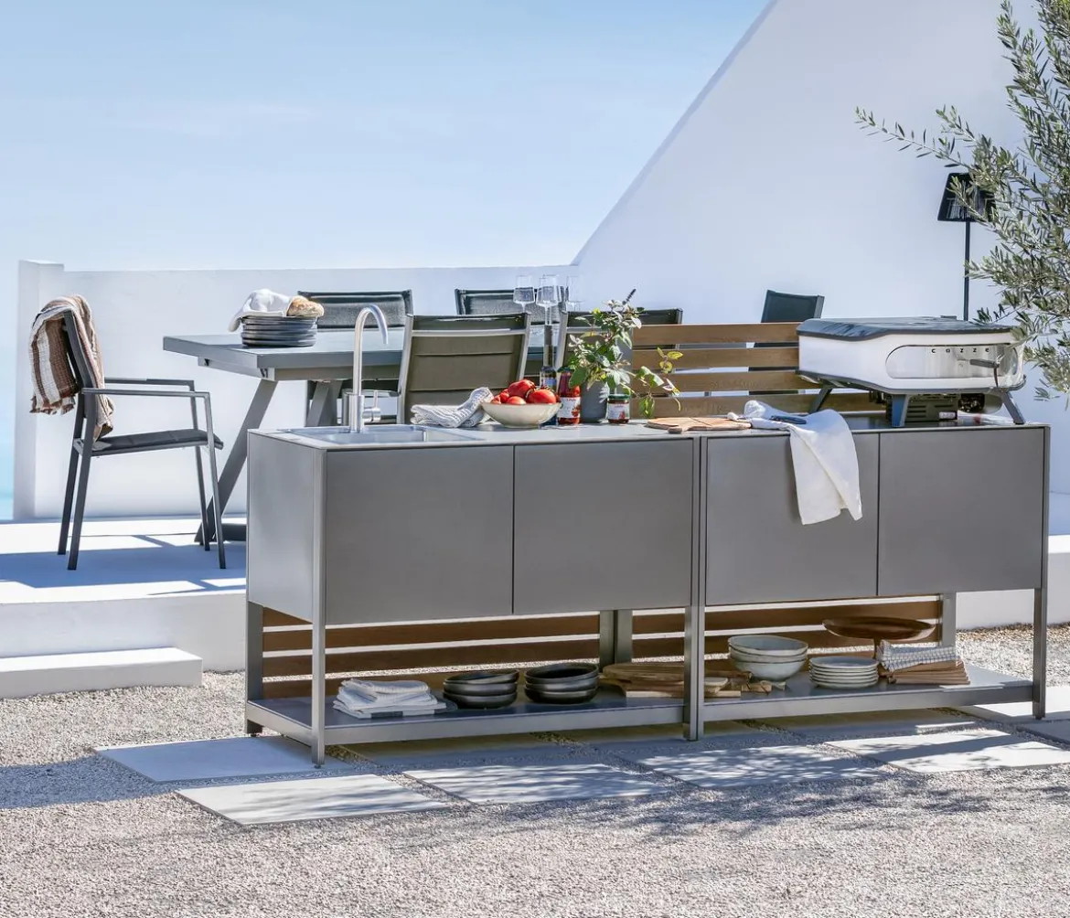 Dehner Outdoor-Küche Schrank Loop, ca. B110/H122/T60 cm