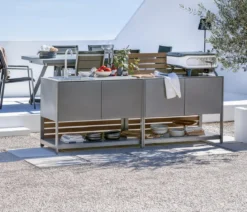 Dehner Outdoor-Küche Spülschrank Loop, ca. B110/H91,5/T60 cm