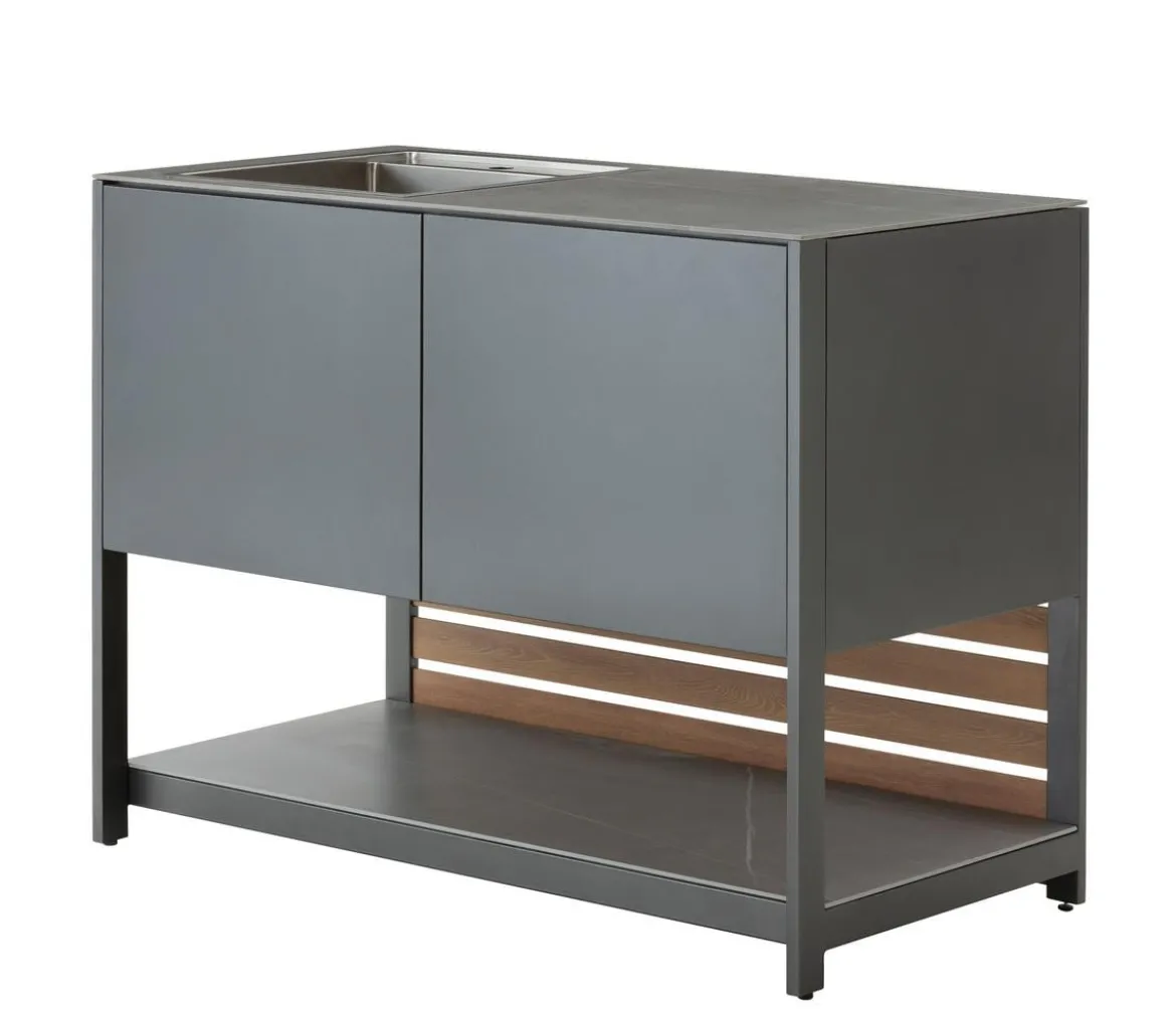 Dehner Outdoor-Küche Spülschrank Loop, ca. B110/H91,5/T60 cm
