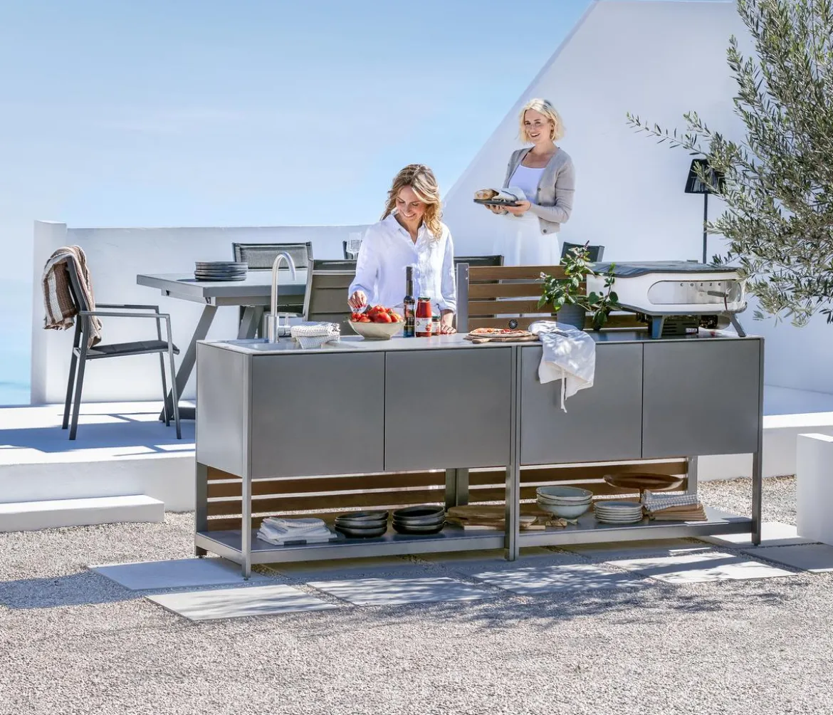 Dehner Outdoor-Küche Spülschrank Loop, ca. B110/H91,5/T60 cm