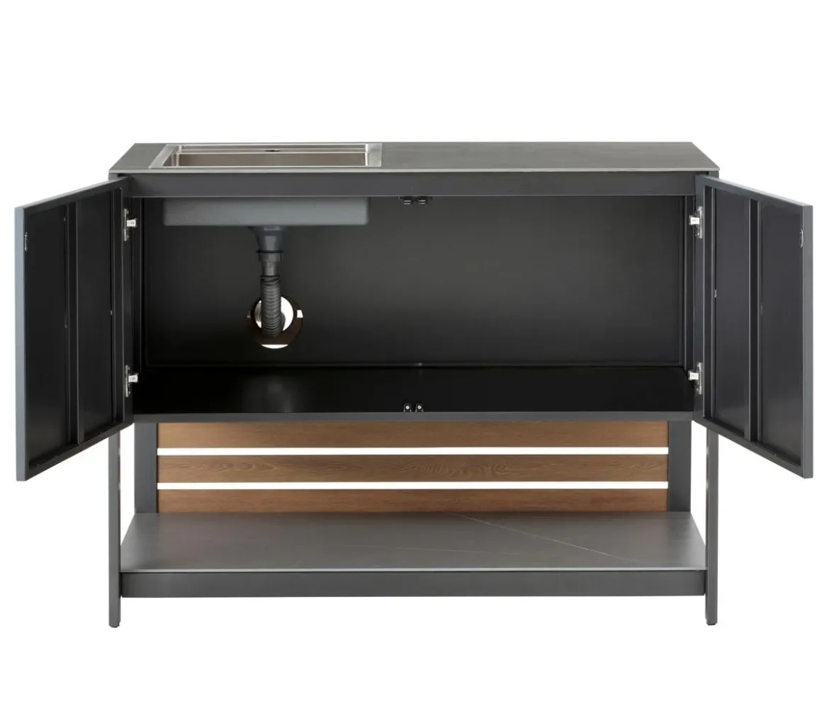 Dehner Outdoor-Küche Spülschrank Loop, ca. B110/H91,5/T60 cm