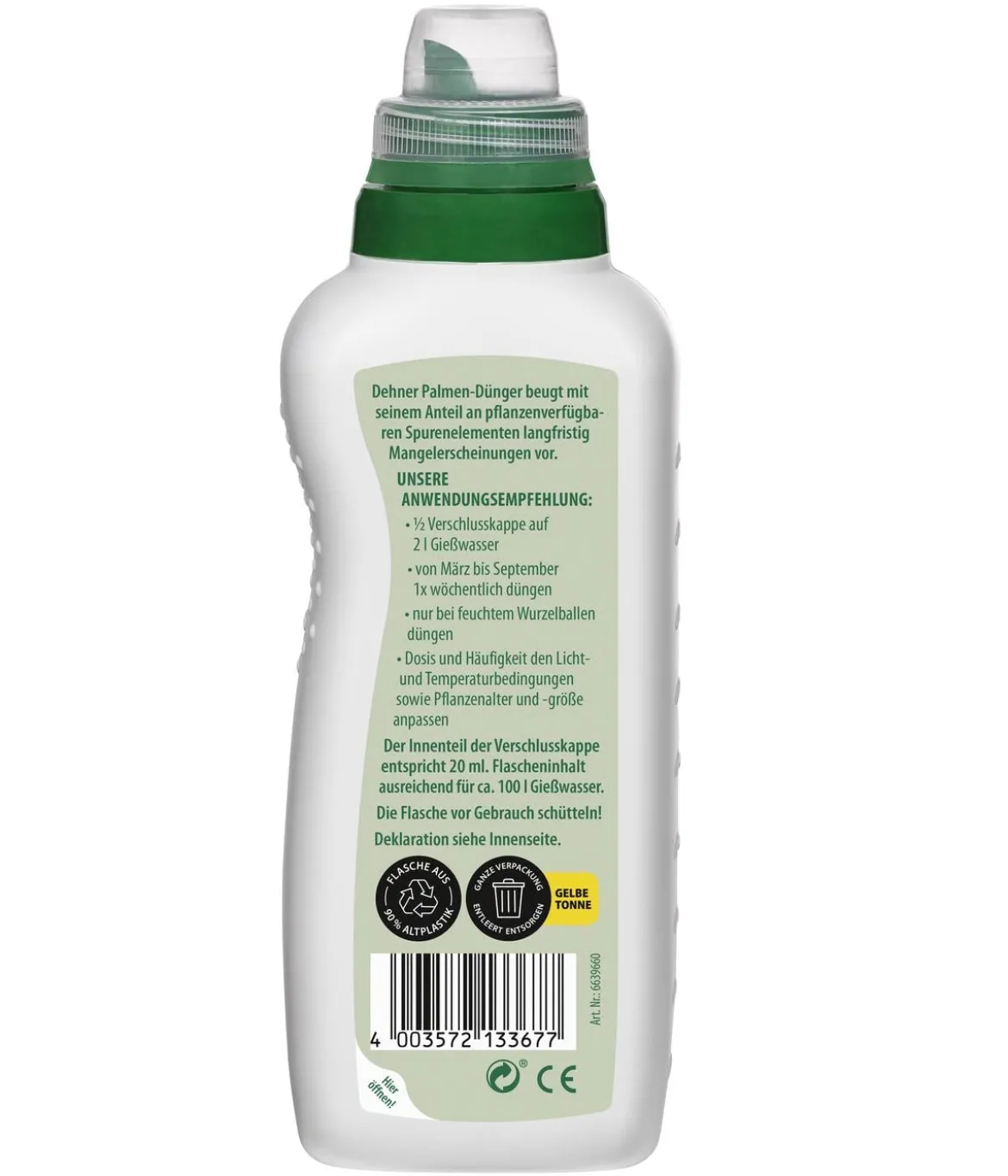 Dehner Palmen-Dünger, flüssig, 500 ml