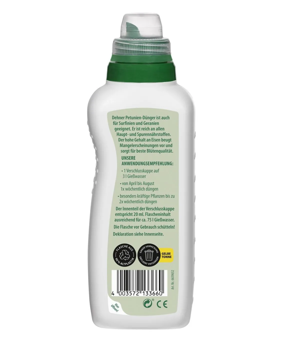 Dehner Petunien-Dünger, flüssig, 500 ml