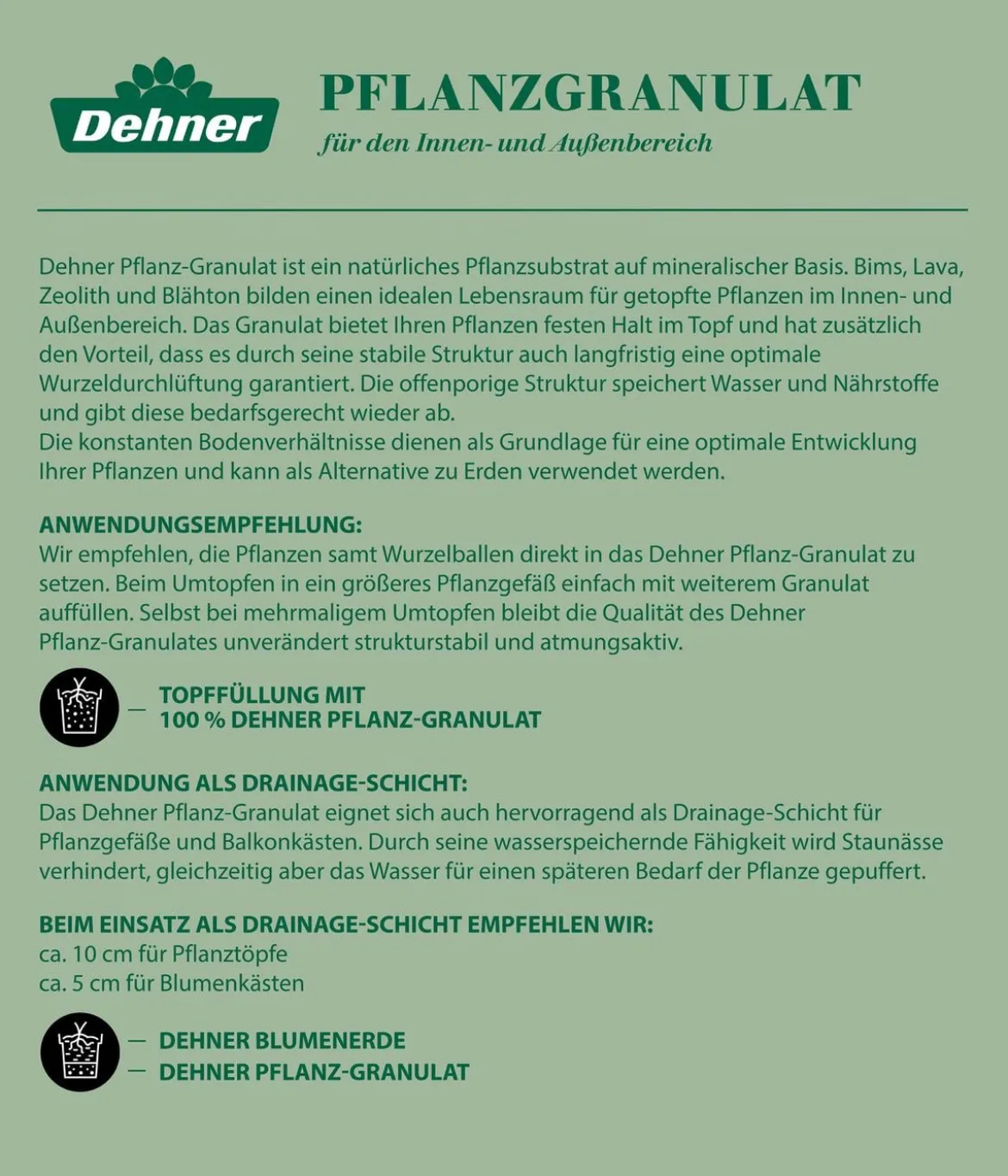 Dehner Pflanz-Granulat