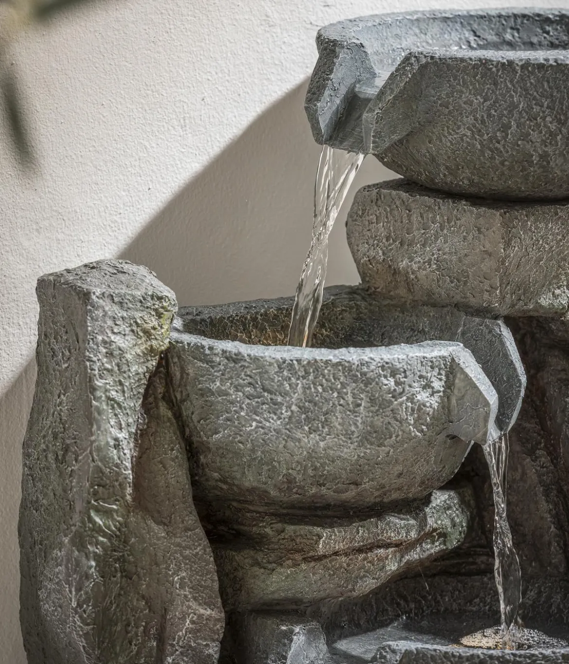 Dehner Polyethylen-Gartenbrunnen Gresta, solarfähig, ca. H97,5 cm