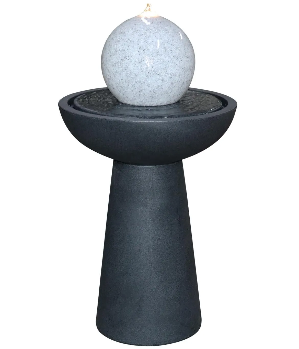 Dehner Polyethylen-Gartenbrunnen Aurora, solarfähig, ca. H88 cm