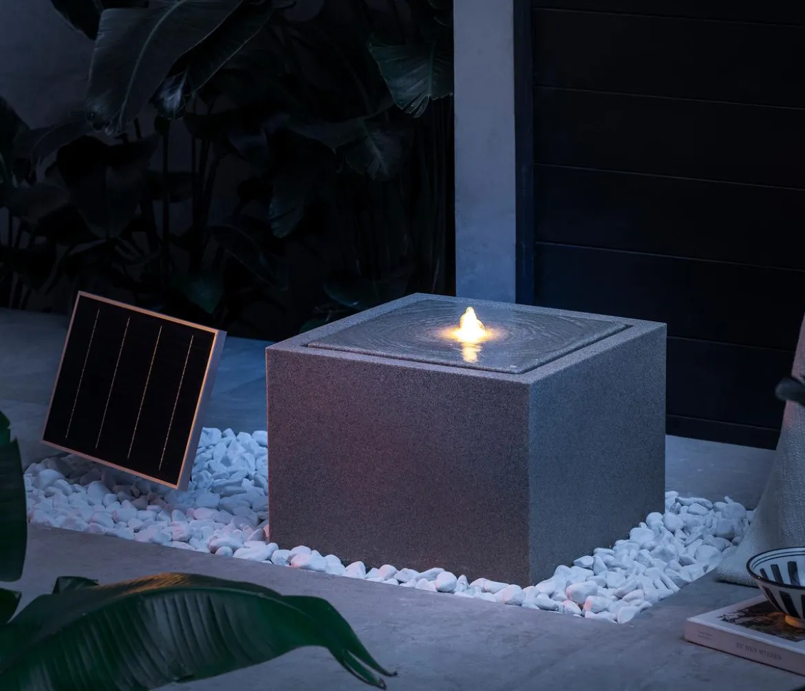 Dehner Polyethylen-Solarbrunnen Biala, ca. H32,5 cm