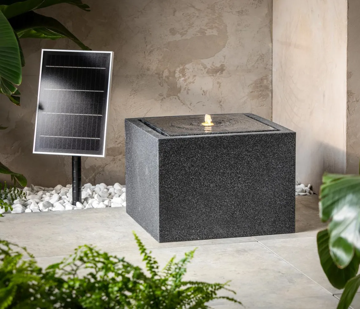 Dehner Polyethylen-Solarbrunnen Biala, ca. H32,5 cm