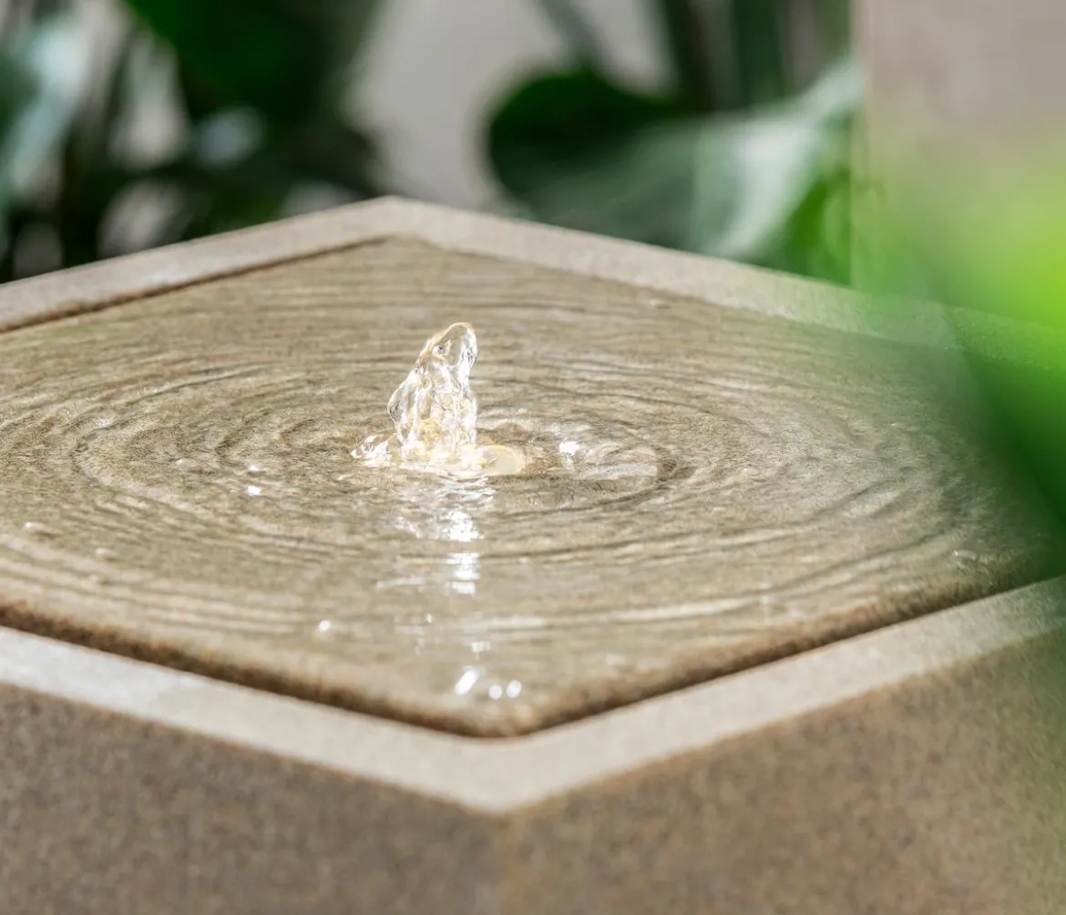 Dehner Polyethylen-Solarbrunnen Biala, ca. H32,5 cm