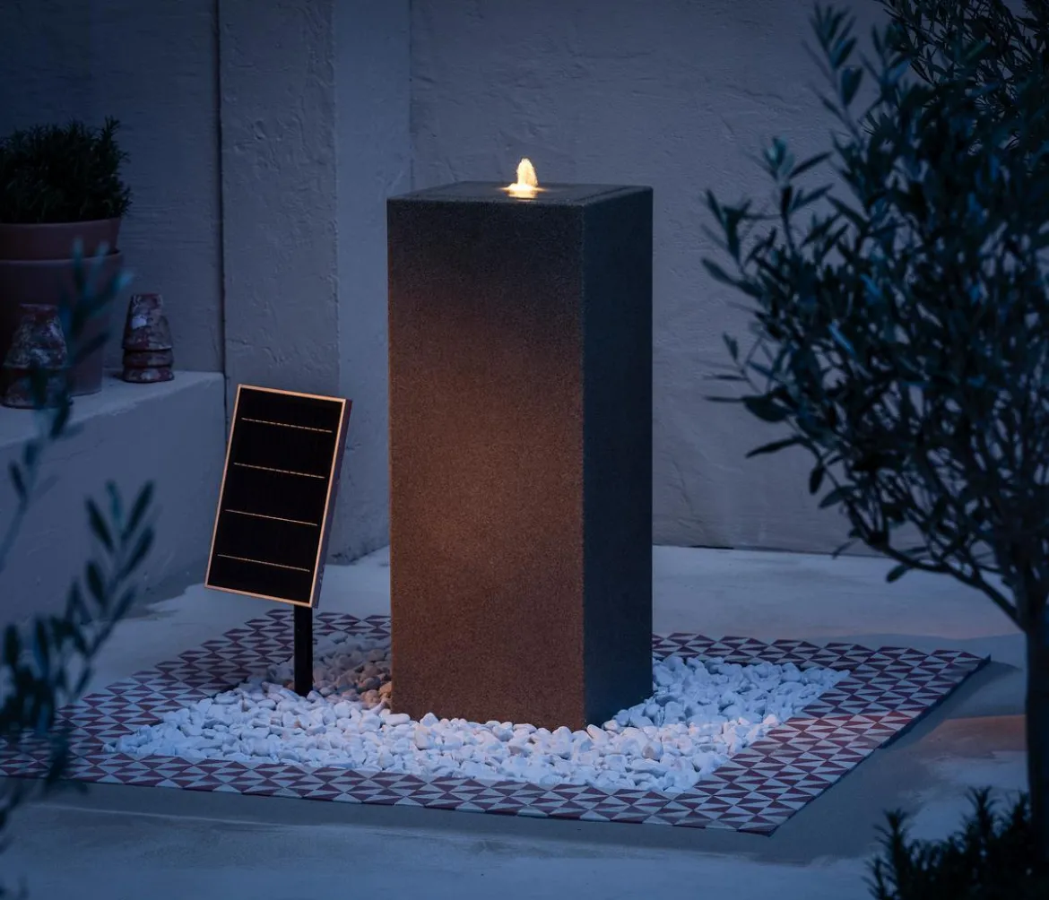 Dehner Polyethylen-Solarbrunnen Glonn, ca. H90 cm