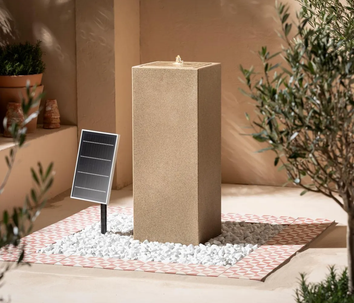 Dehner Polyethylen-Solarbrunnen Glonn, ca. H90 cm