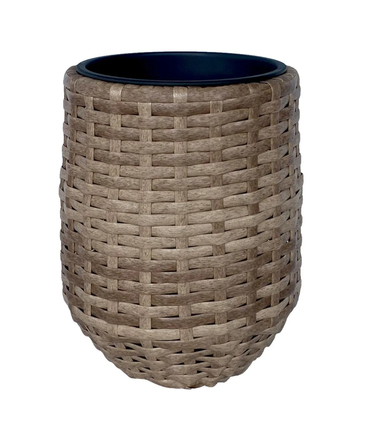 Dehner Polyrattan-Flechttopf Tulum, rund