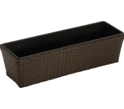 Dehner Polyrattan-Kasten Alicante, rechteckig, braun