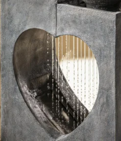 Dehner Polyresin-Gartenbrunnen Amor, solarfähig, ca. H99 cm