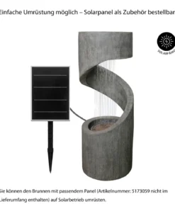 Dehner Polyresin-Gartenbrunnen Ronda, solarfähig, ca. H79,5 cm