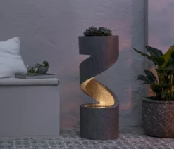 Dehner Polyresin-Gartenbrunnen Ronda, solarfähig, ca. H79,5 cm