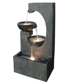 Dehner Polyresin-Gartenbrunnen Lorca, solarfähig, ca. H81 cm