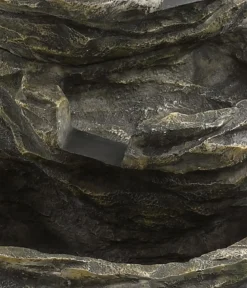 Dehner Polyresin-Gartenbrunnen Roccia, solarfähig, ca.H99 cm