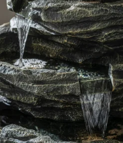 Dehner Polyresin-Gartenbrunnen Roccia, ca.H150 cm