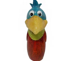 Dehner Polyresin Zaunfigur Vogel, bunt