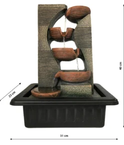 Dehner Polyresin-Zimmerbrunnen Steinkrüge