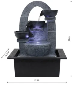 Dehner Polyresin-Zimmerbrunnen Skleda