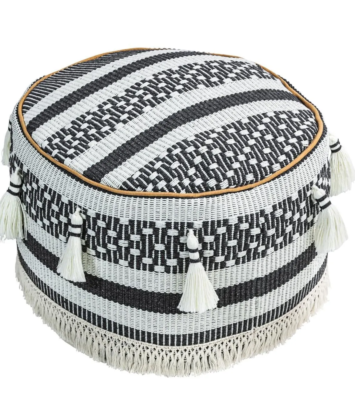 Dehner Pouf Livia, ca. Ø35/H20 cm