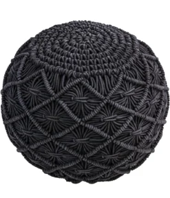 Dehner Pouf Sanna, ca. Ø40/H40 cm