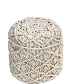 Dehner Pouf Tessa, ca. Ø45/H35 cm