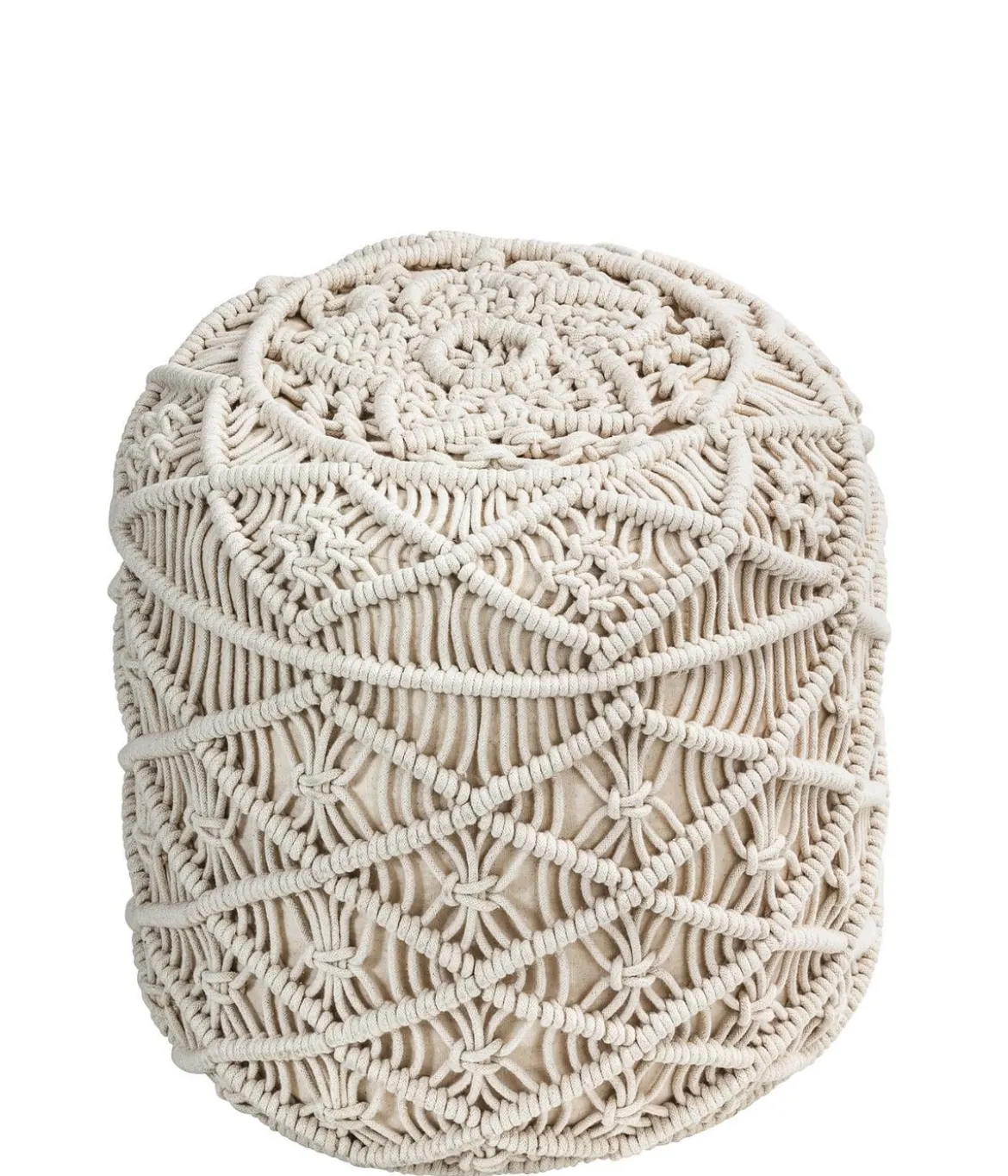 Dehner Pouf Tessa, ca. Ø45/H35 cm