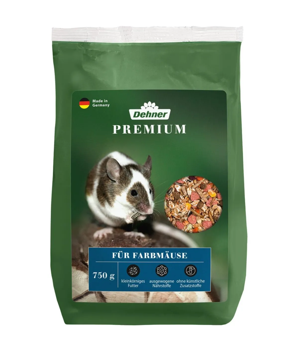 Dehner Premium Farbmäusefutter, 750 g