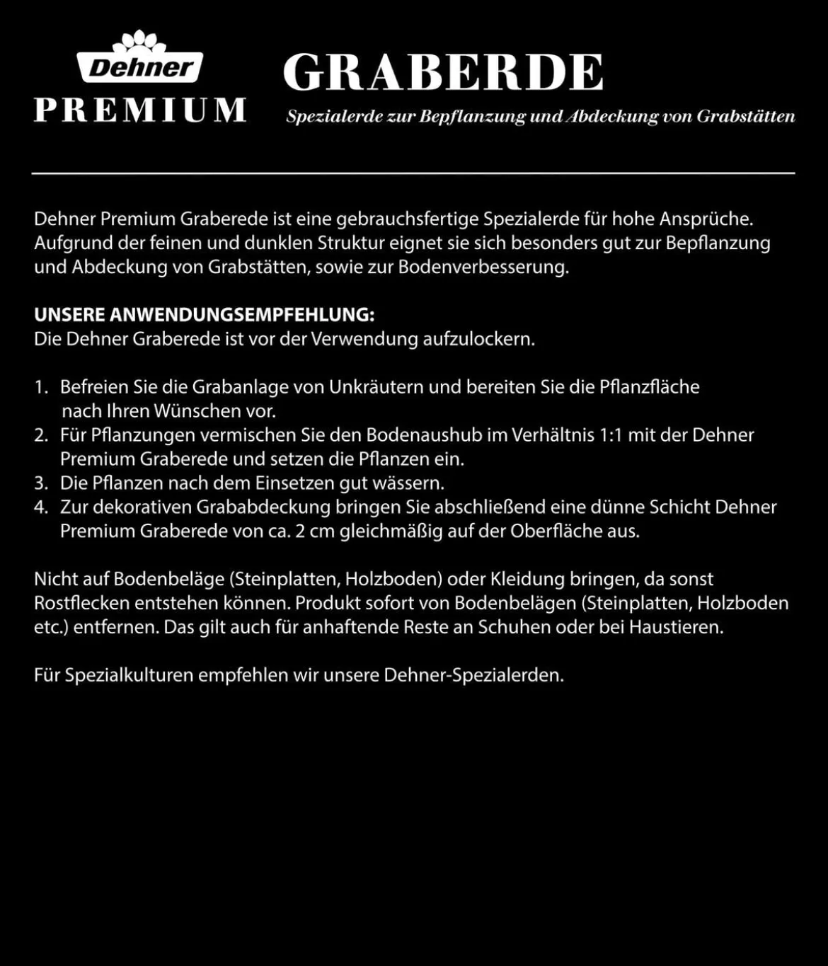 Dehner Premium Graberde, 20 l