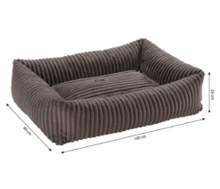 Dehner Premium Hundebett Doya, rechteckig, ca. B100/H25/T80 cm