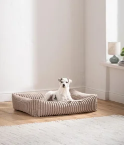 Dehner Premium Hundebett Kaya, rechteckig, ca. B80/H25/T60 cm