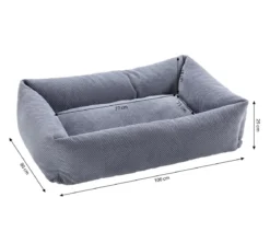 Dehner Premium Hundebett Kenai, rechteckig, ca. B100/H25/T80 cm
