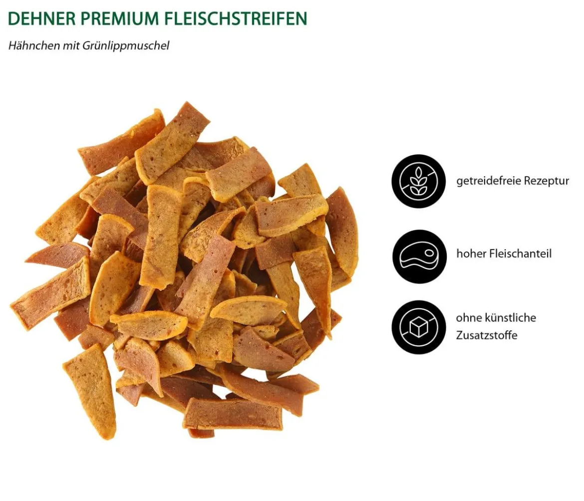 Dehner Premium Hundesnack Fleischstreifen, Hähnchen, 50 g