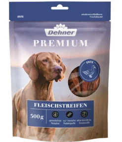 Dehner Premium Hundesnack Fleischstreifen, Entenbrust