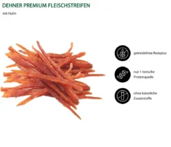 Dehner Premium Hundesnack Hühnerbrustfilet in Streifen
