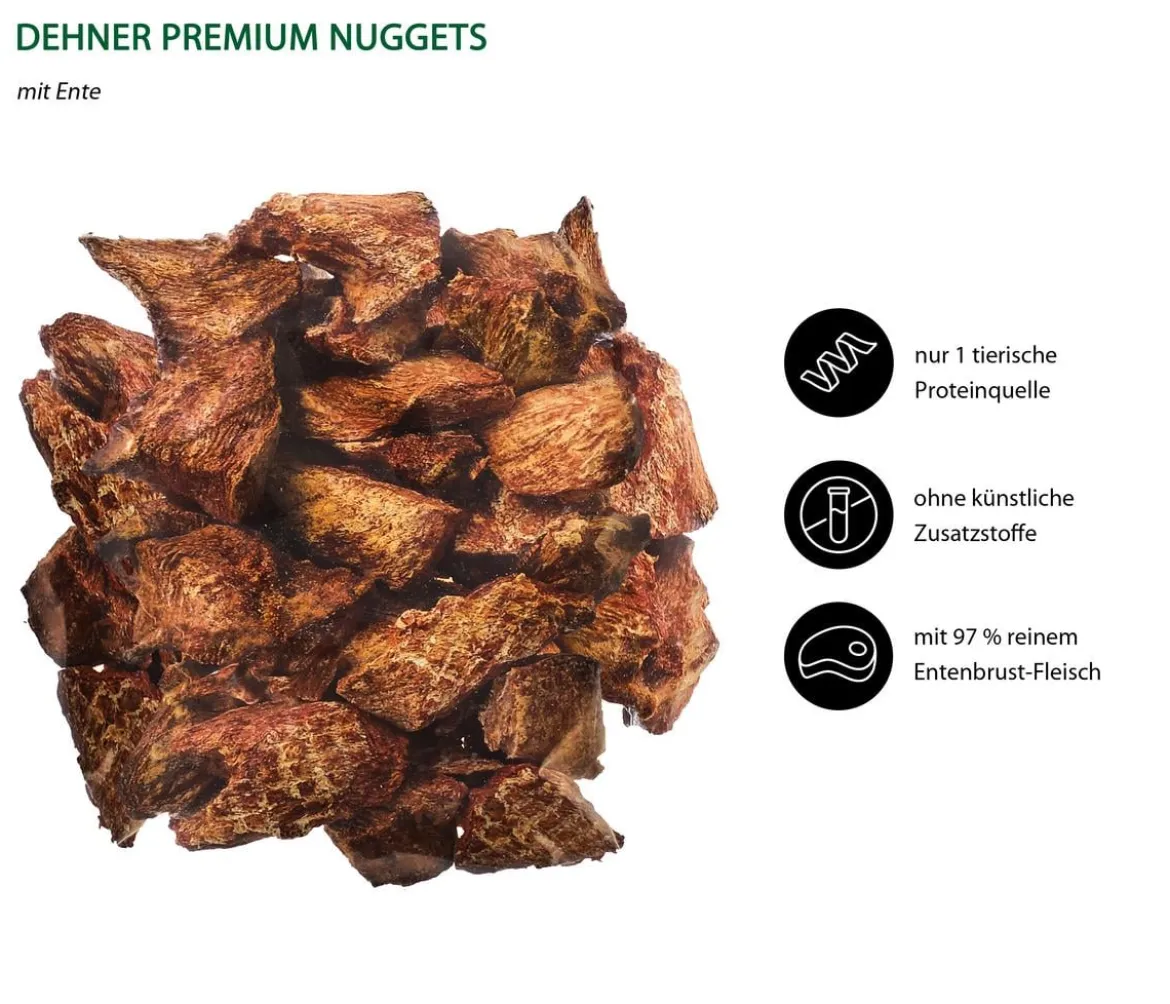 Dehner Premium Hundesnack Nuggets, 100 g