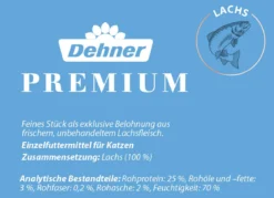Dehner Premium Katzensnack Fischfilet Pur, 22 g