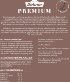 Dehner Premium Katzensnack Kängurufleisch mit Kurkuma, 45 g