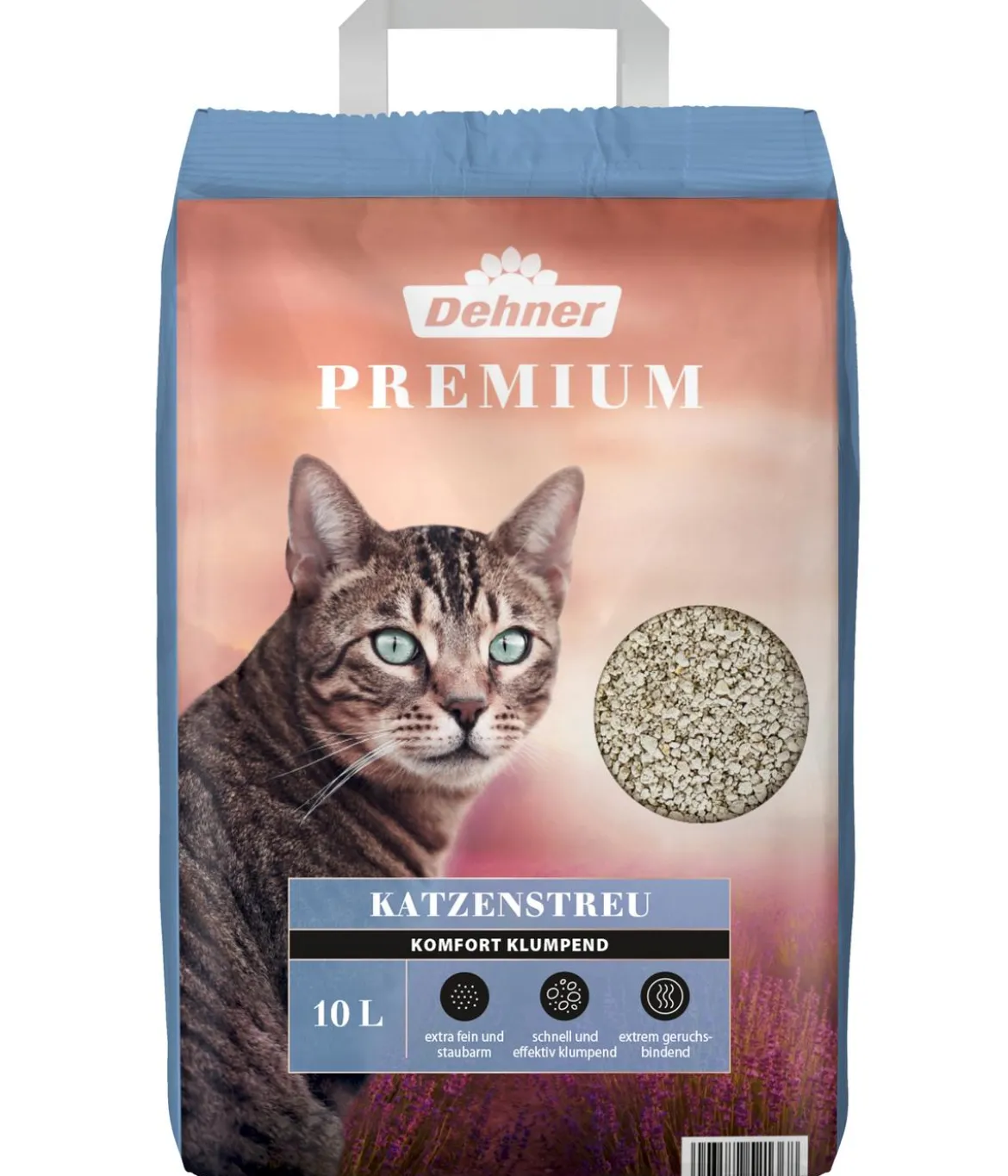 Dehner Premium Katzenstreu Komfort Klumpend, 10 l