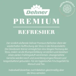 Dehner Premium Katzentoiletten-Refresher, Frühlingsduft, 700 g