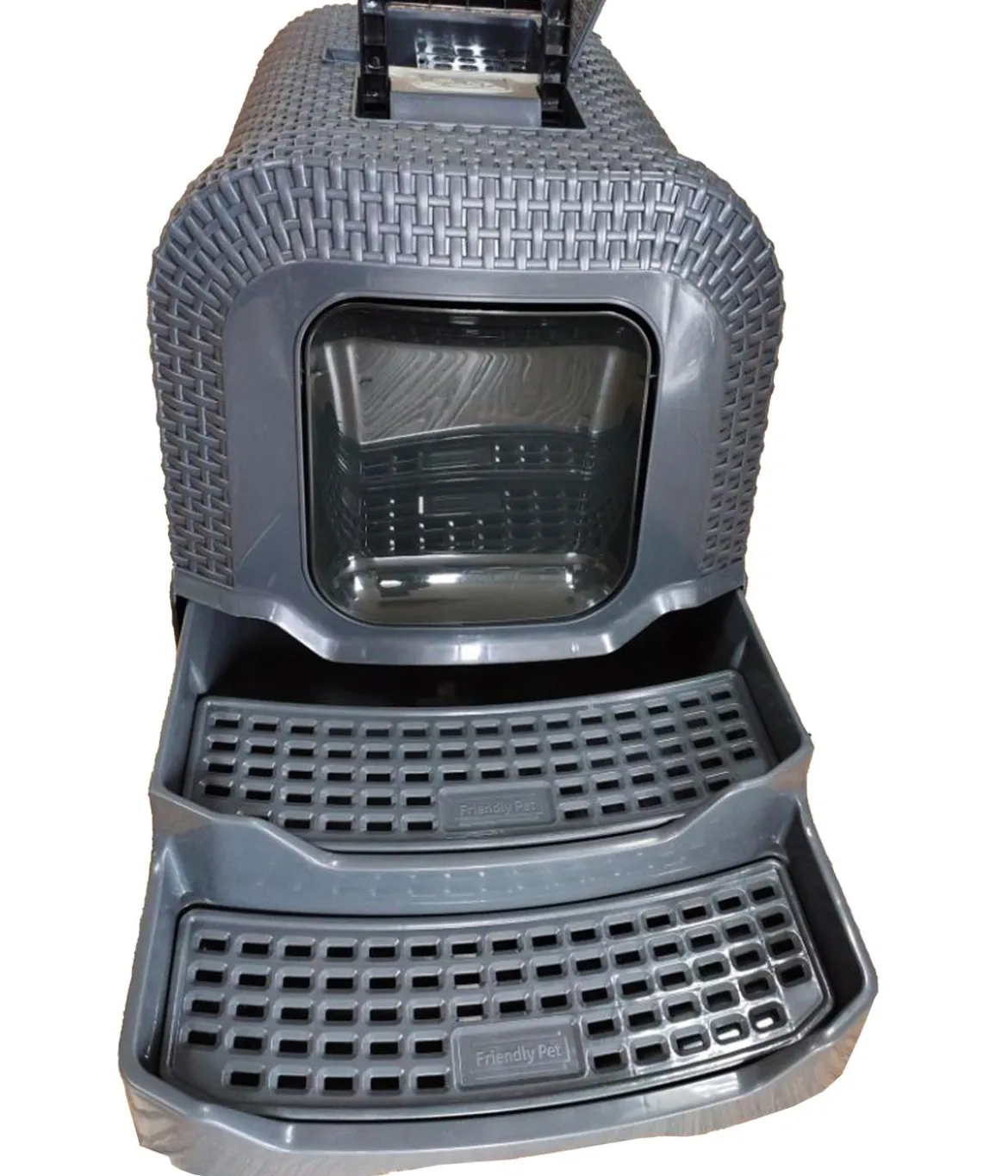 Dehner Premium Katzentoilette Jolie, grau, ca. B42/H41/T69 cm